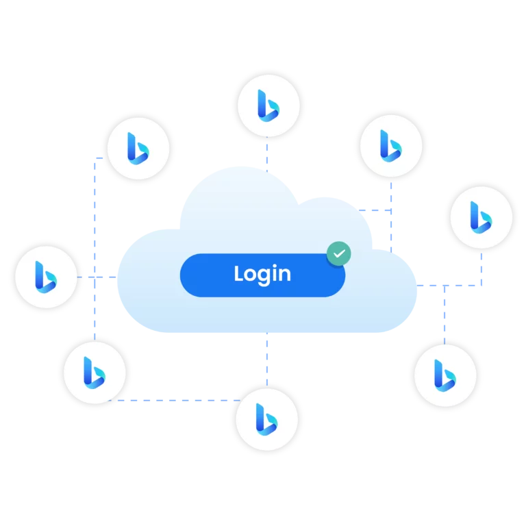 Access and manage password-free Bing accounts on any device with Multilogin for secure browsing.